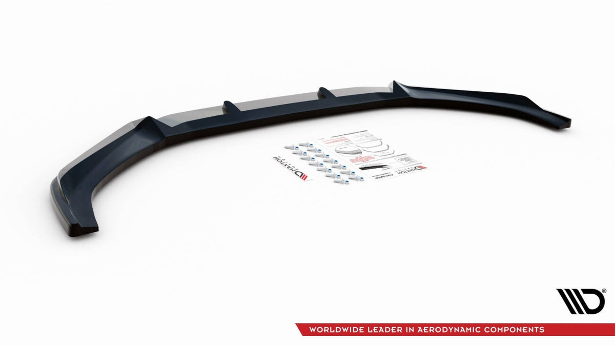 Frontlippe V.3 passend für Audi S4 / A4 S-Line B9 schwarz Hochglanz