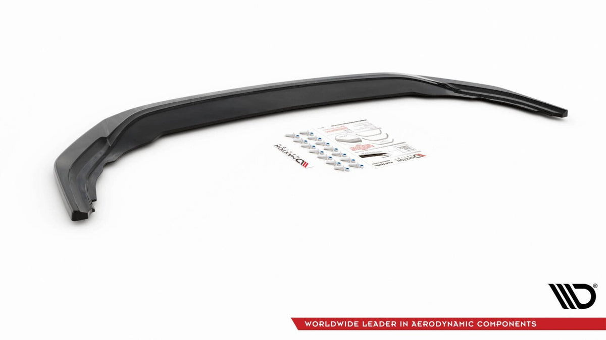 Frontlippe V.3 passend für VW Golf R Hatchback / Variant Mk8 schwarz Hochglanz