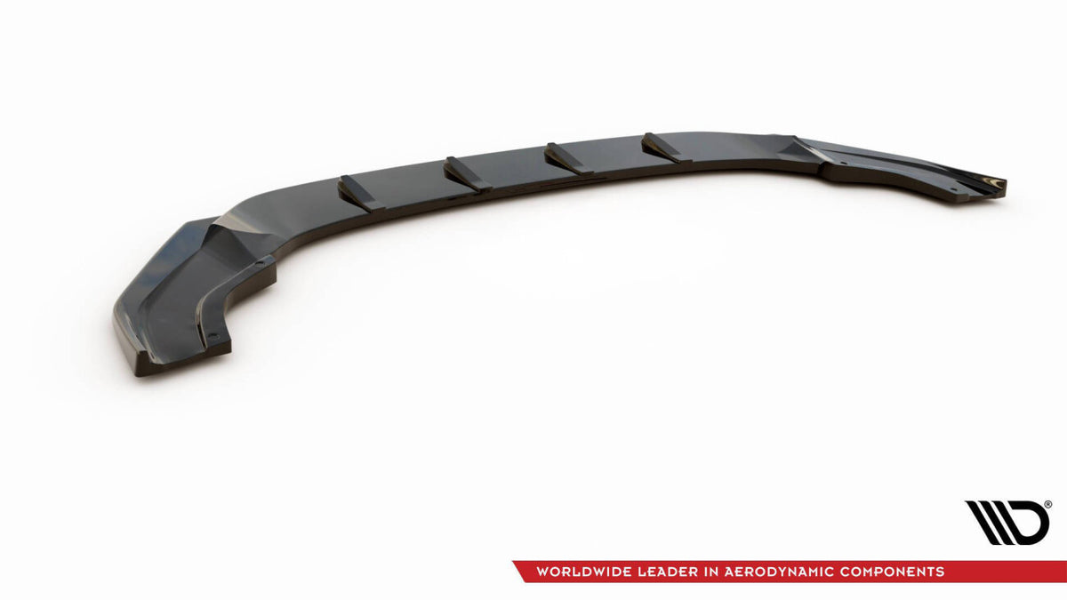 Frontlippe V.9 passend für VW Golf R / R-Line Mk7 FL schwarz Hochglanz