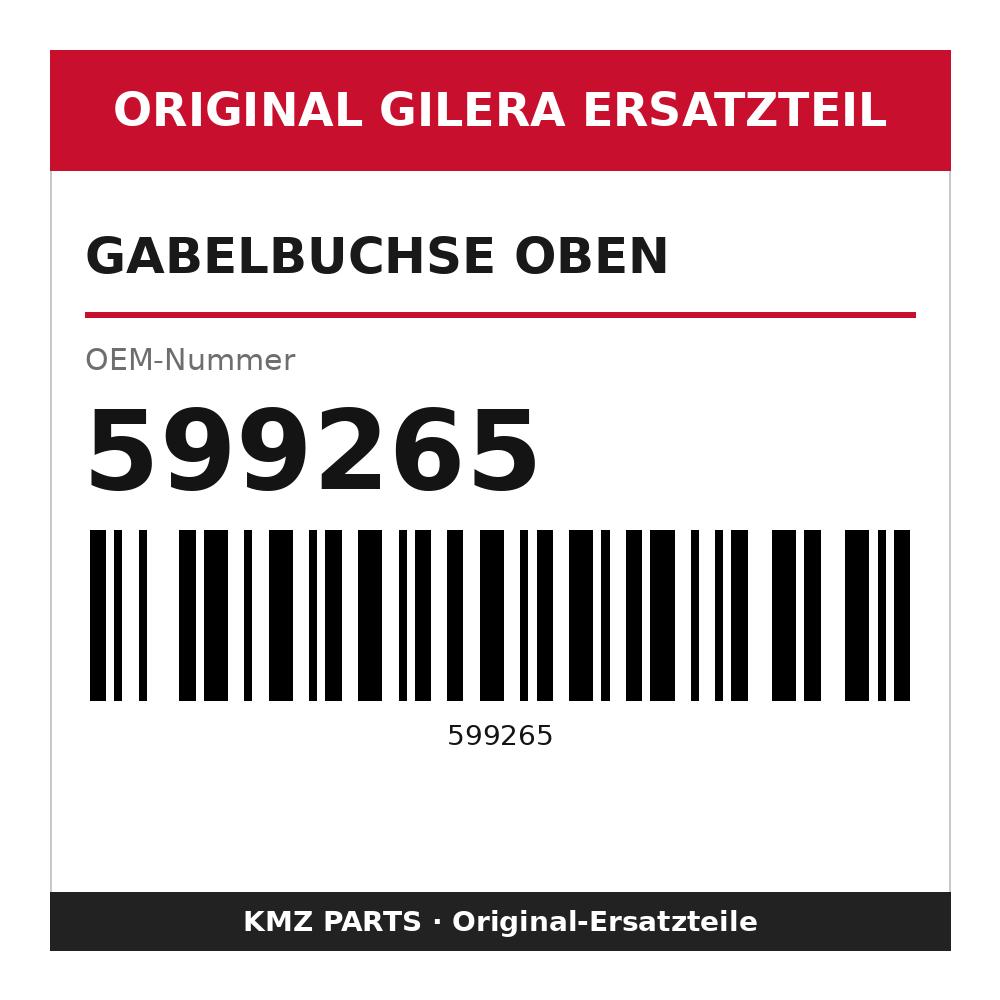 Gilera Gabelbuchse oben 599265