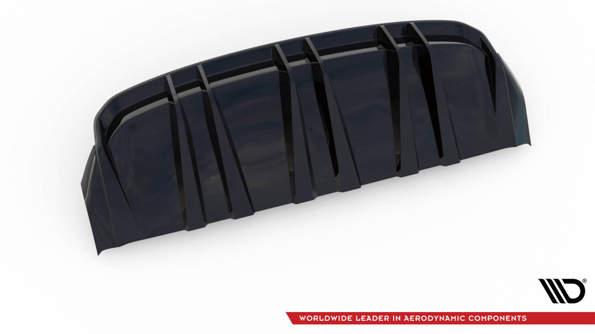 Heckansatz Diffusor passend für Audi e-Tron GT / RS GT Mk1 schwarz Hochglanz