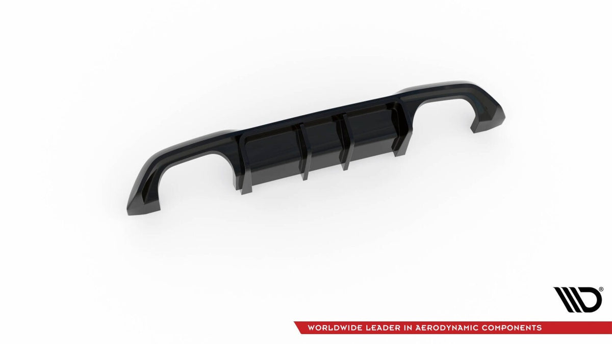 Heckansatz Diffusor passend für BMW M2 F87 schwarz Hochglanz