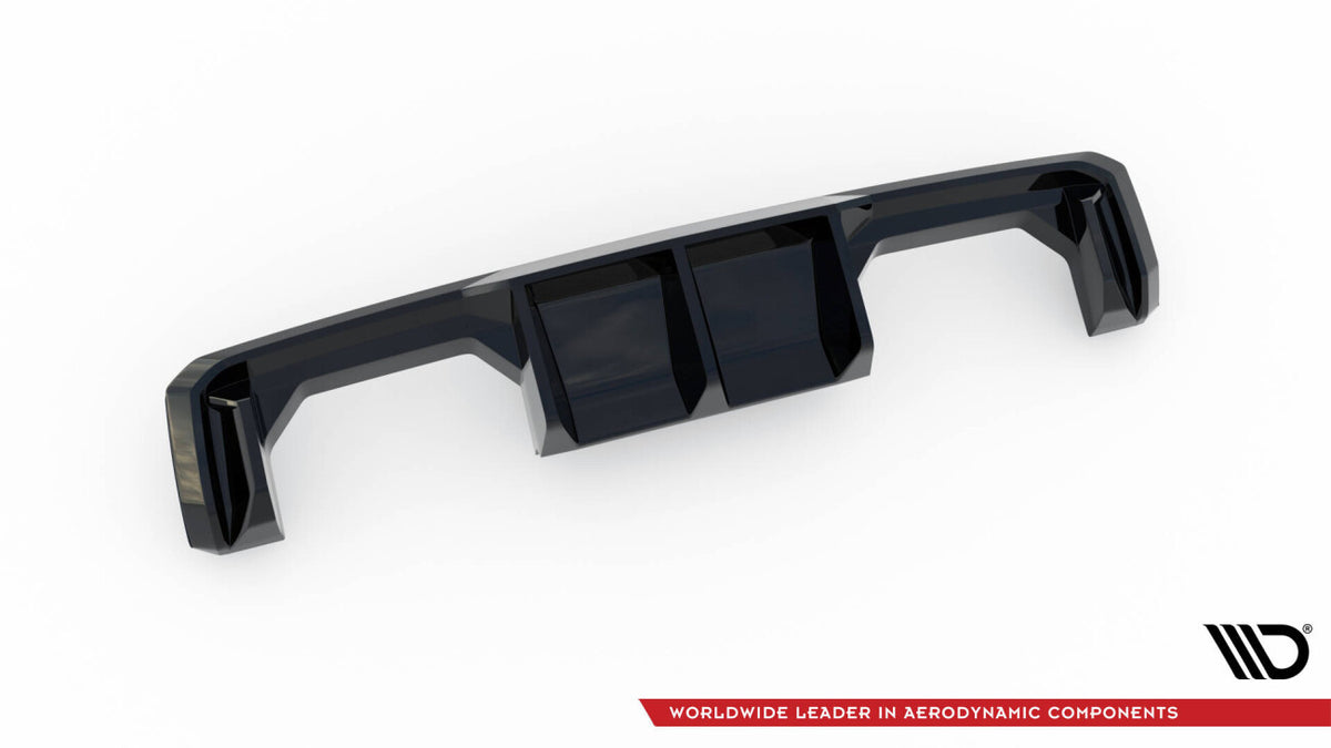 Heckansatz Diffusor passend für BMW M3 Limousine / Touring G80 / G81 schwarz Hochglanz