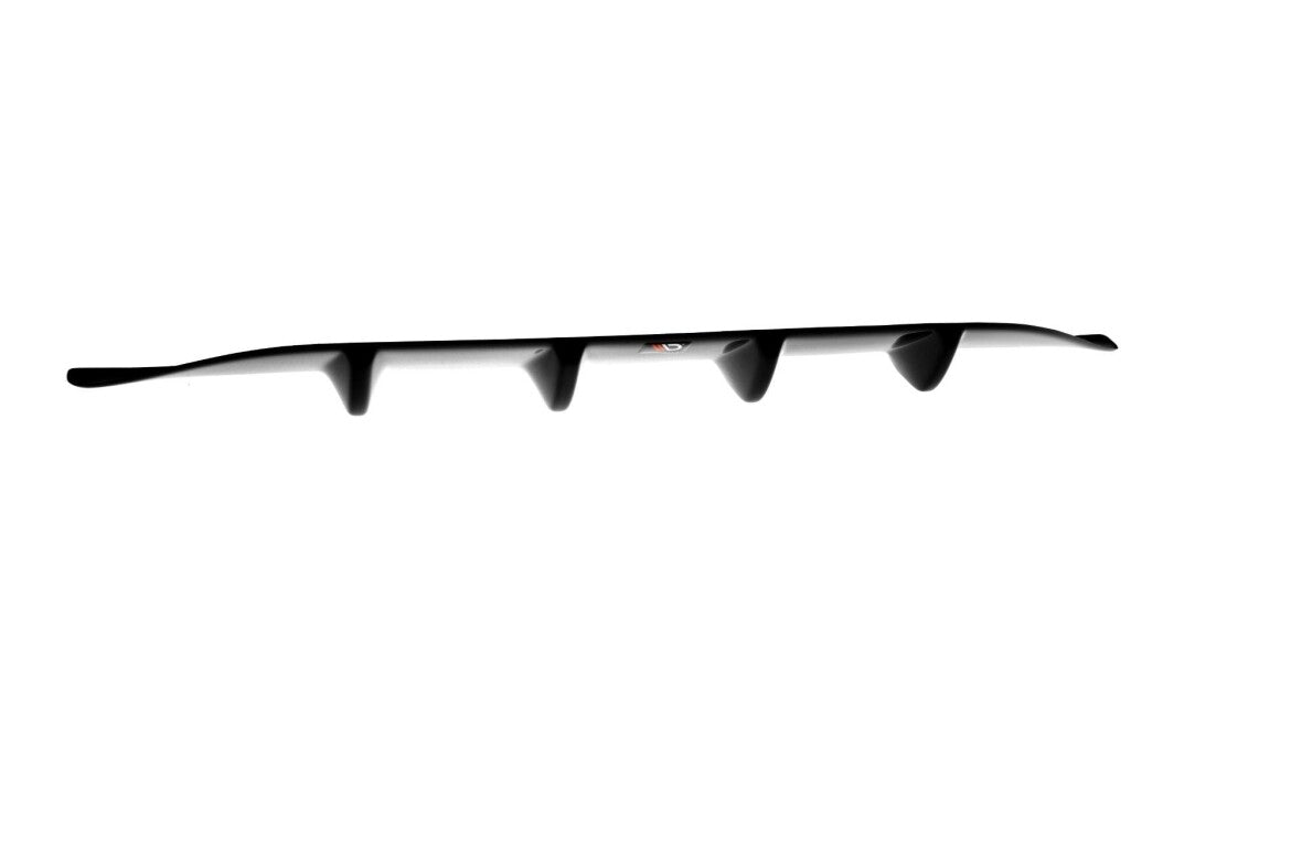 Heckansatz Diffusor passend für Mercedes- BENZ C-Klasse W205 Coupe AMG-LINE schwarz Hochglanz