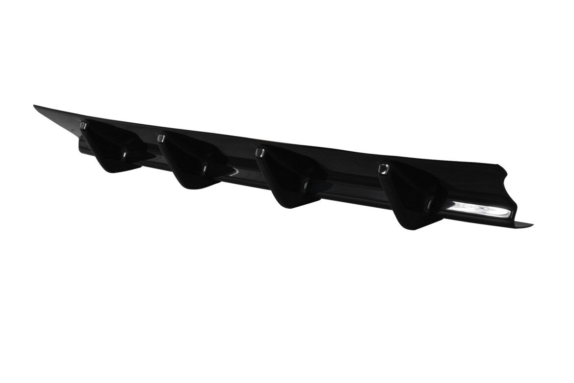 Heckansatz Diffusor passend für Mercedes E63 AMG W212 schwarz Hochglanz