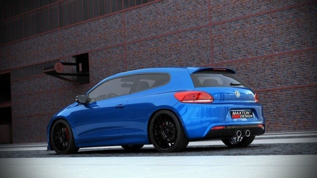 Heckansatz Diffusor passend für VW Scirocco III R mit 2 auspuff