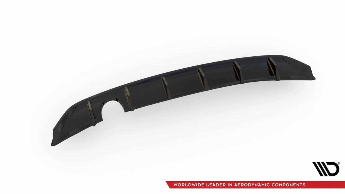 Heckansatz Diffusor passend für VW Up GTI schwarz Hochglanz