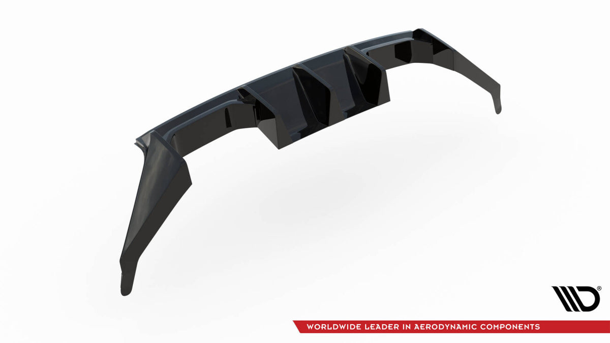 Heckansatz Diffusor V.1 passend für BMW M2 G87 schwarz Hochglanz