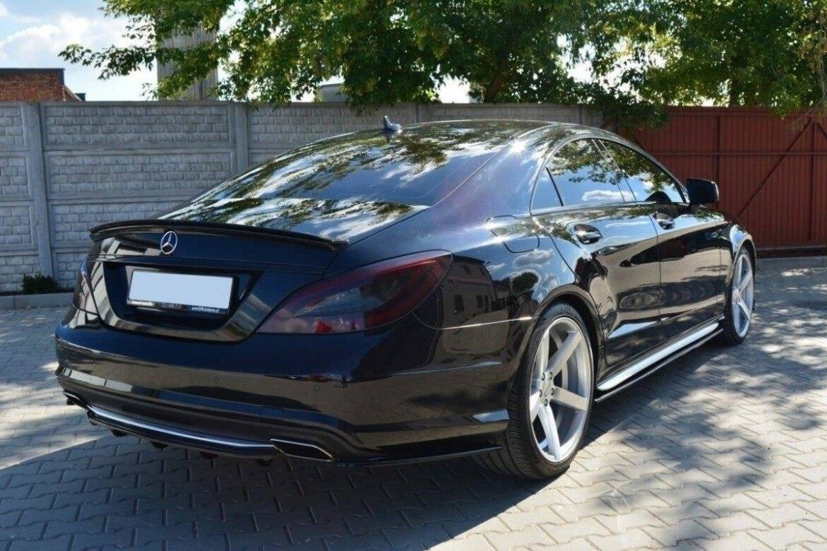 Heckspoiler Lippe passend für Mercedes CLS AMG Line / 63 AMG C218 schwarz Hochglanz