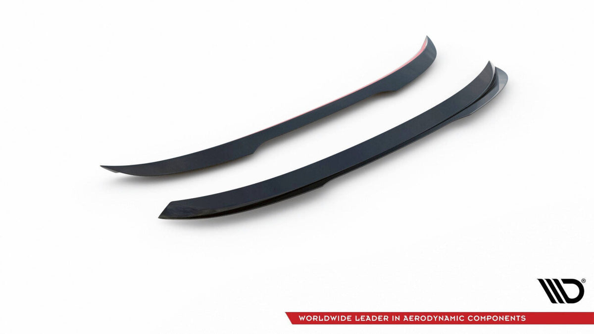 Heckspoiler Lippe passend für Skoda Octavia Combi Standard / RS Mk4 / Mk4 FL schwarz Hochglanz