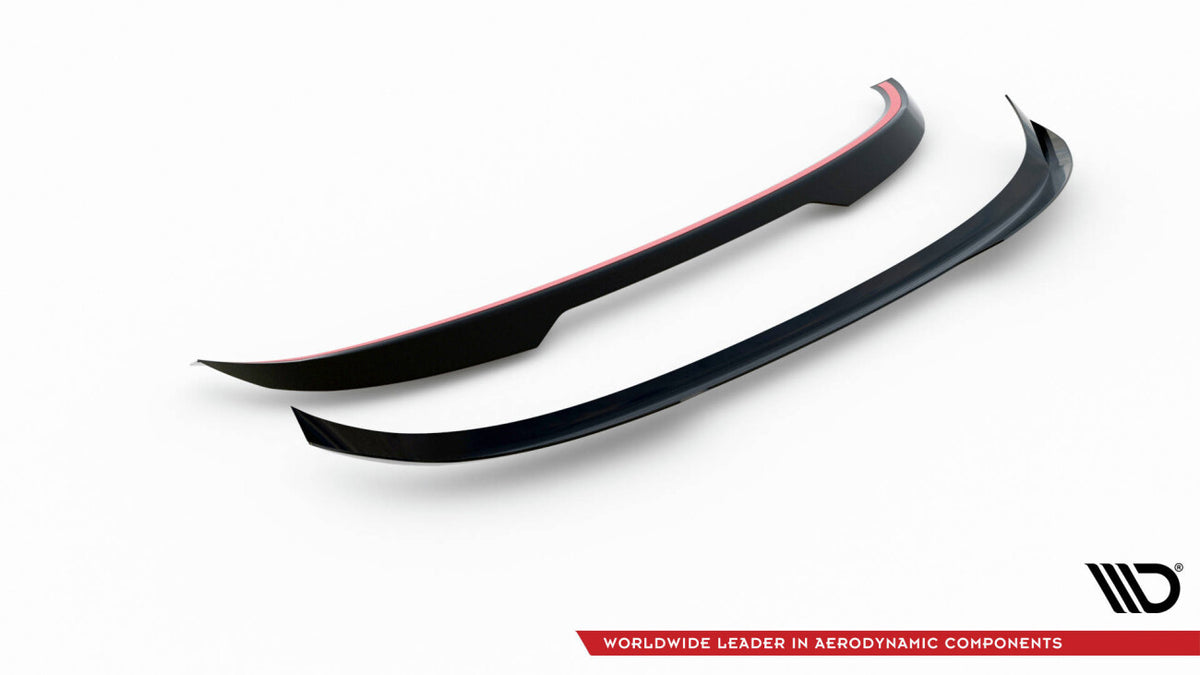 Heckspoiler Lippe passend für Volvo XC60 Mk1 FL schwarz Hochglanz