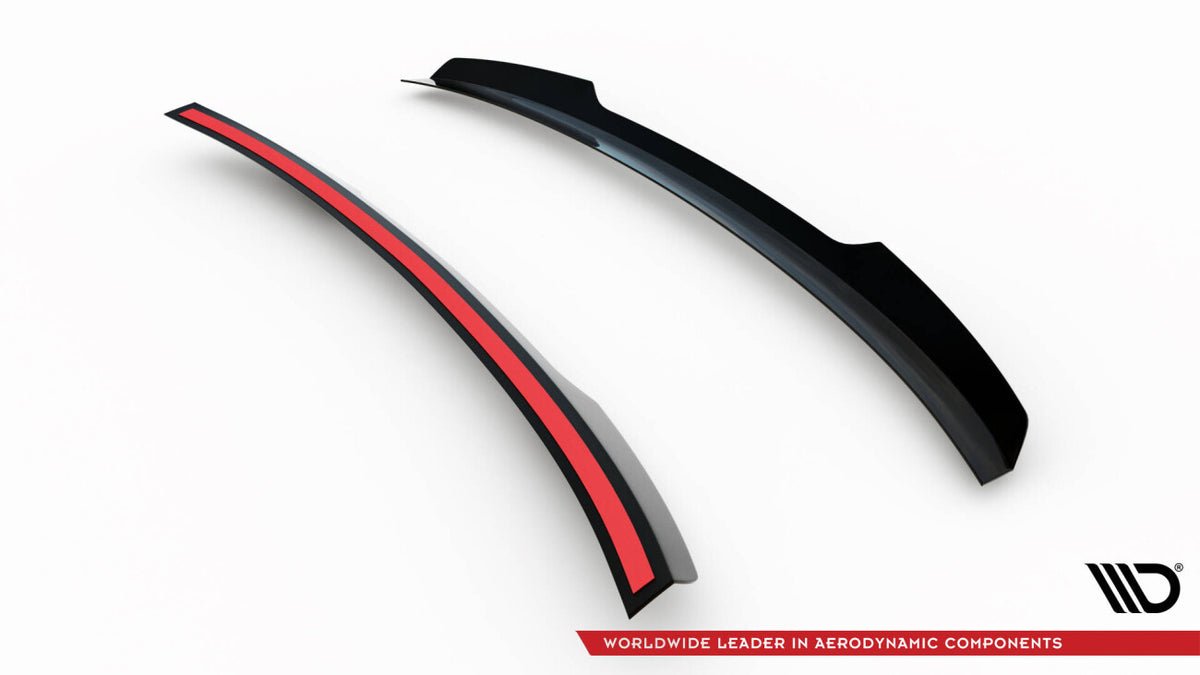Heckspoiler Lippe passend für VW Passat Limousine R-Line Mk8 schwarz Hochglanz
