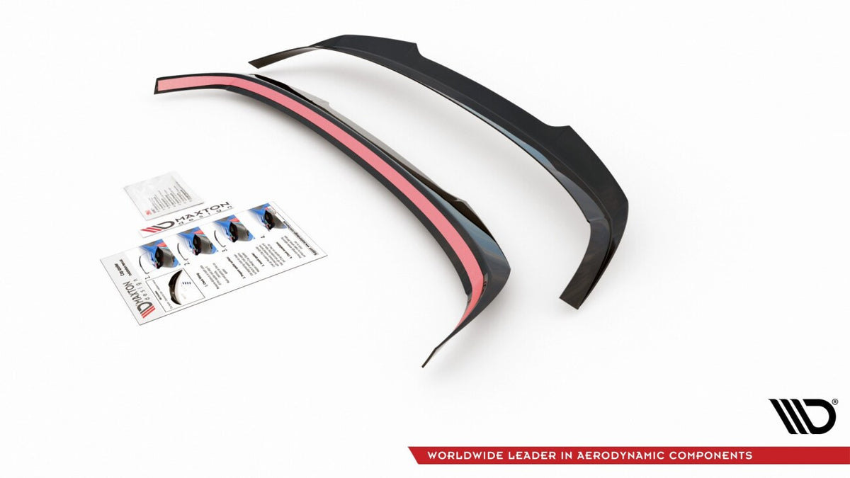 Heckspoiler Lippe V.2 passend für VW Golf Mk8 FL schwarz Hochglanz