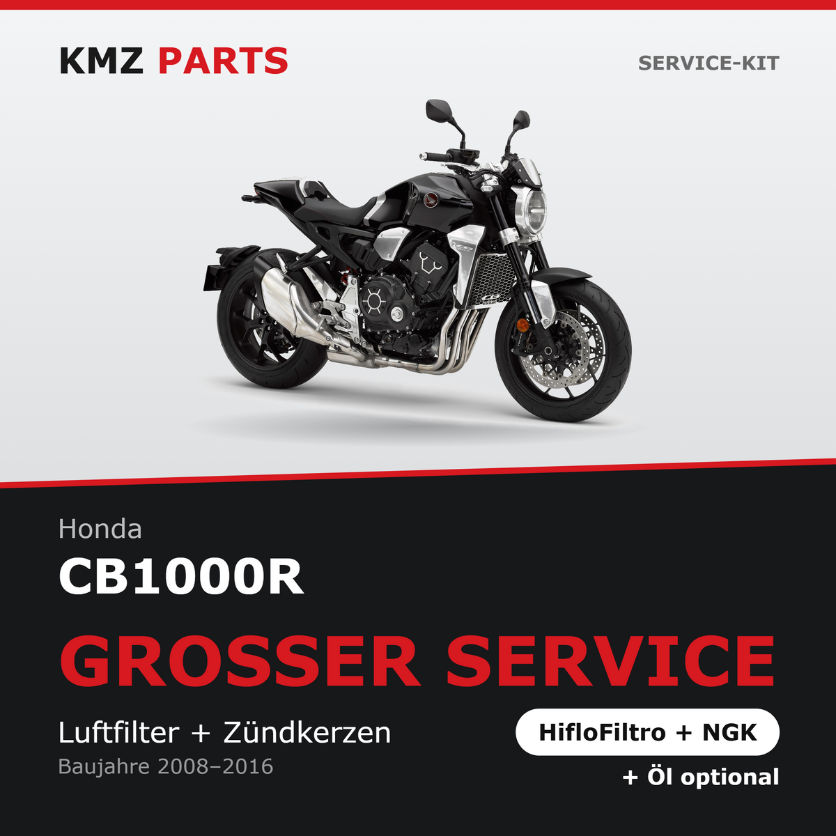 Honda CB1000R Service-Kit – Großer Service