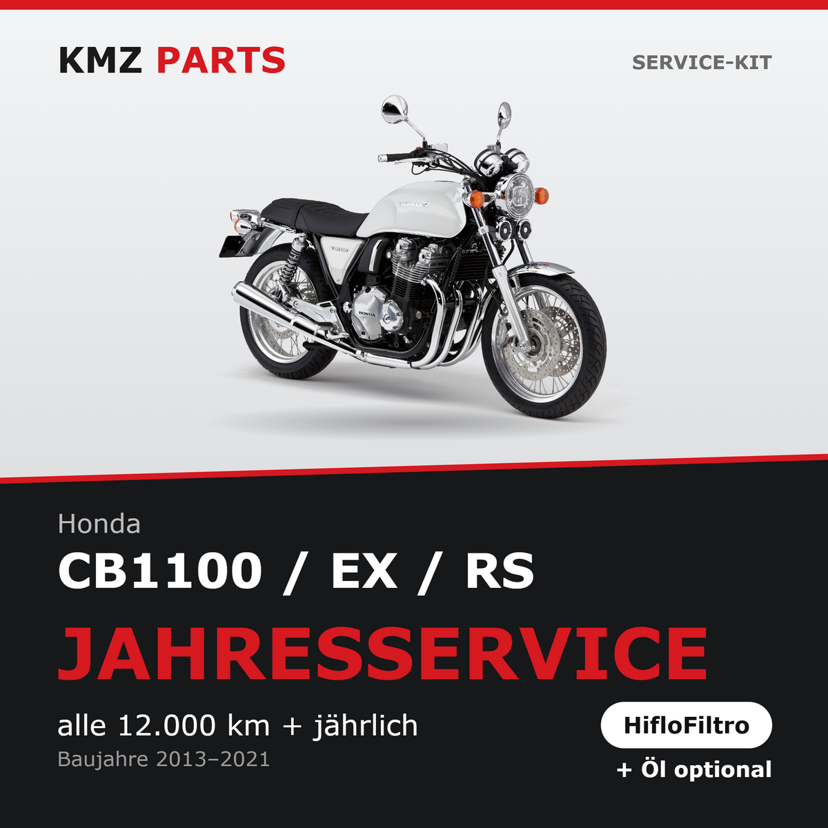 Honda CB1100 / EX / RS Service-Kit – Jahresservice