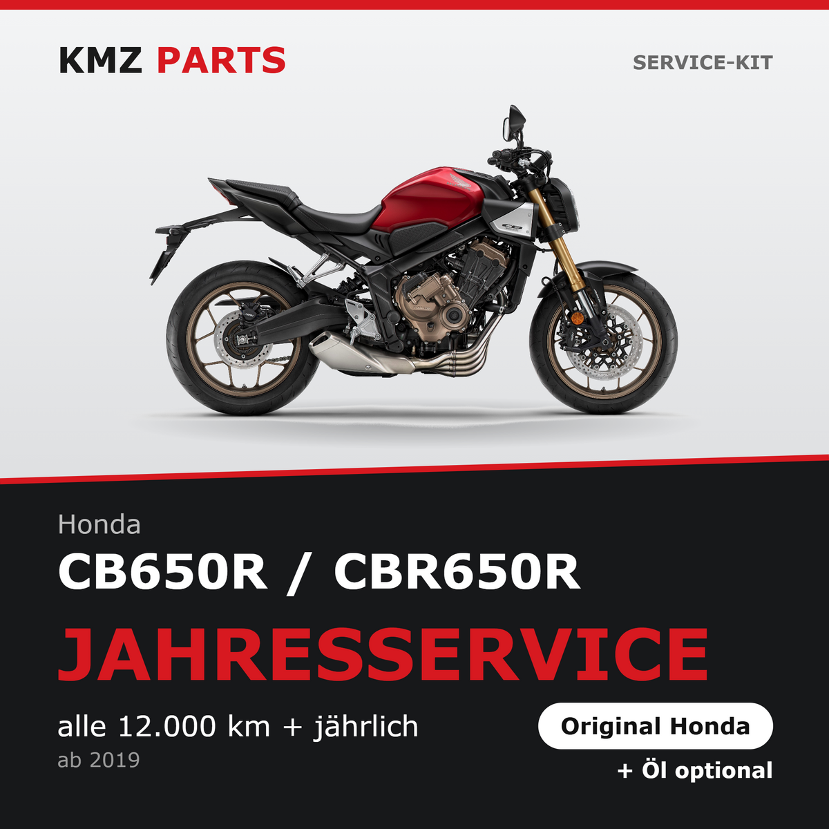 Honda CB650R / CBR650R Service-Kit – Jahresservice