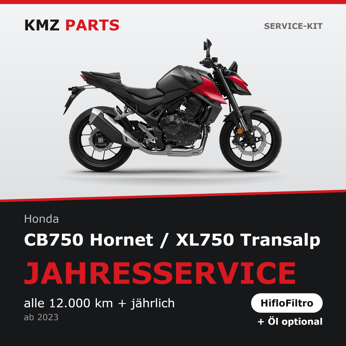 Honda CB750 Hornet / XL750 Transalp Service-Kit – Jahresservice