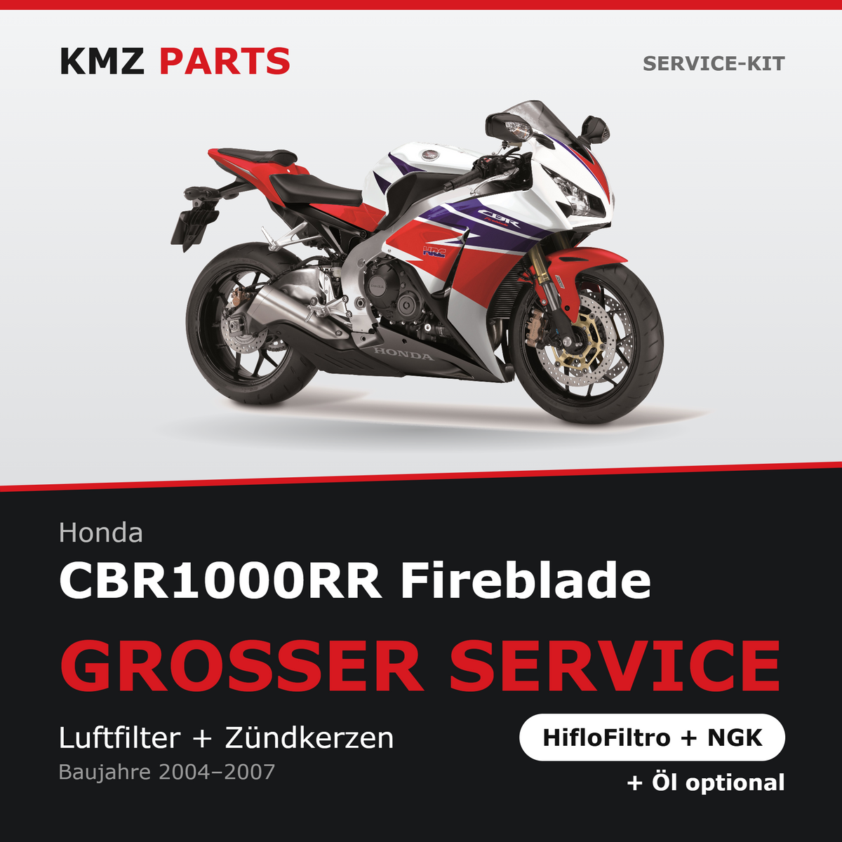Honda CBR1000RR Fireblade Service-Kit – Großer Service