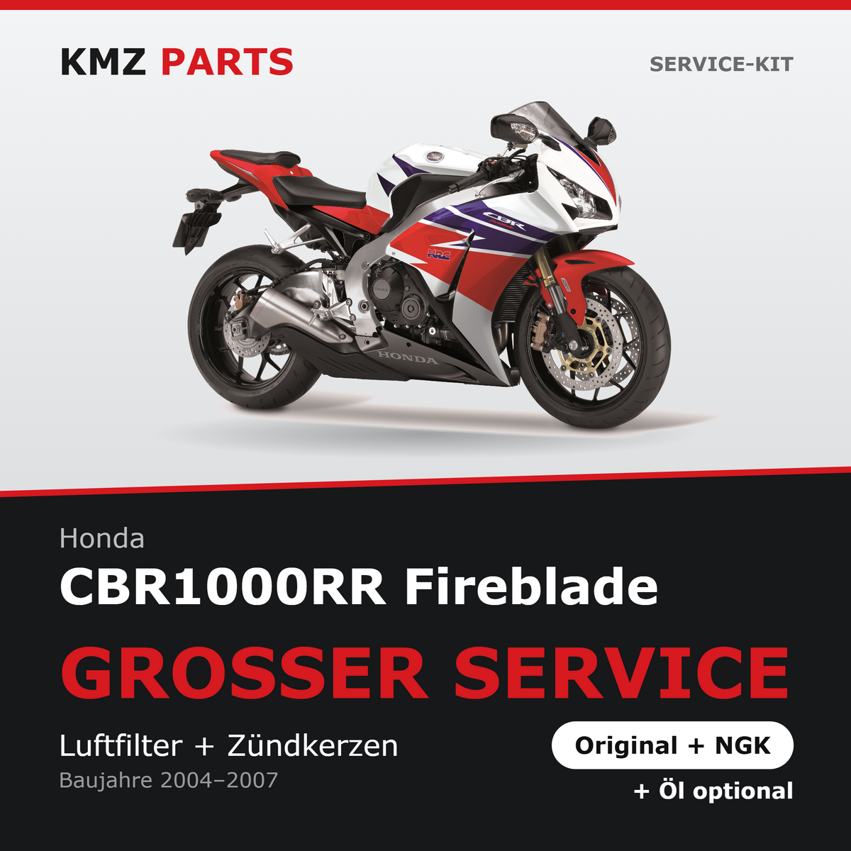 Honda CBR1000RR Fireblade Service-Kit – Großer Service