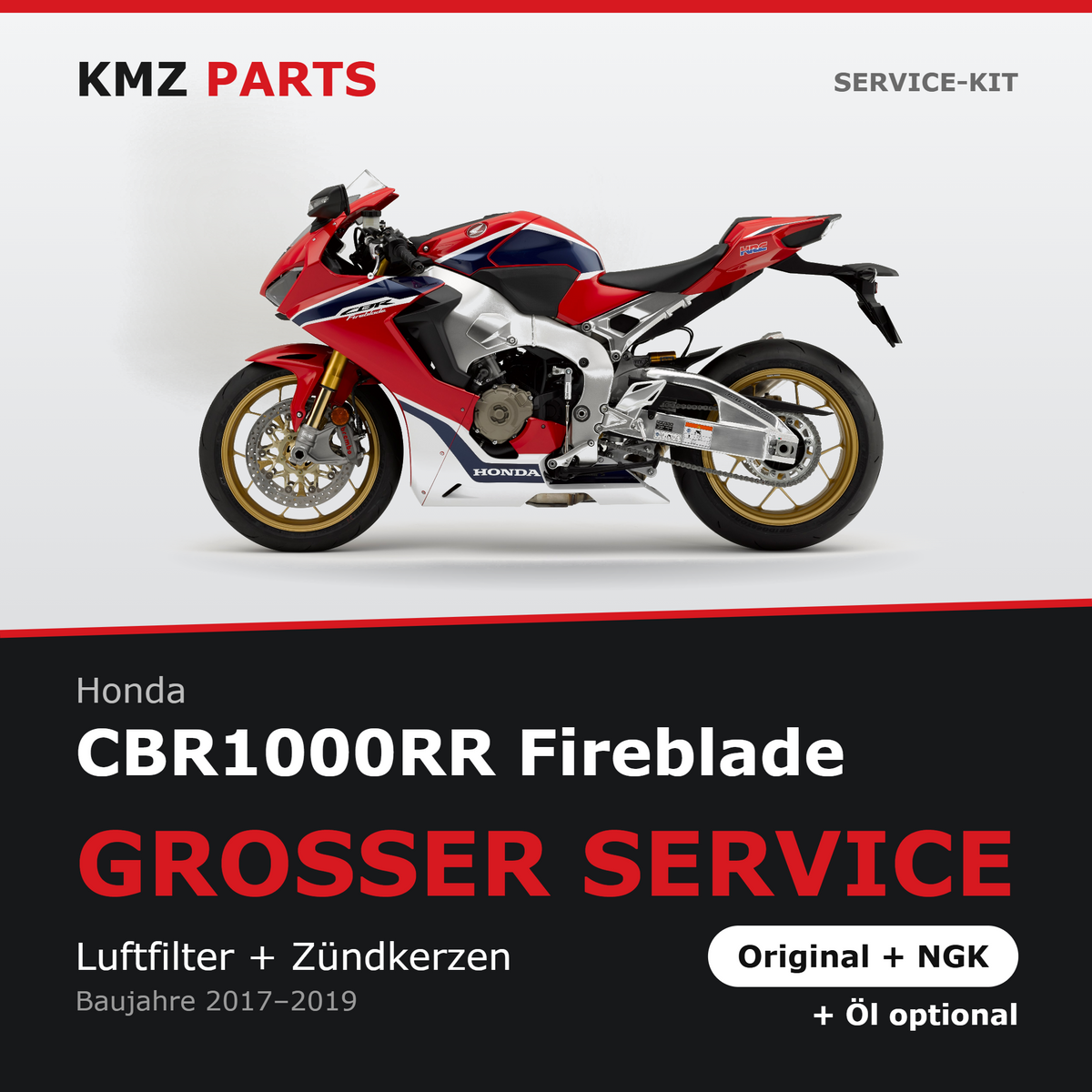 Honda CBR1000RR Fireblade Service-Kit – Großer Service