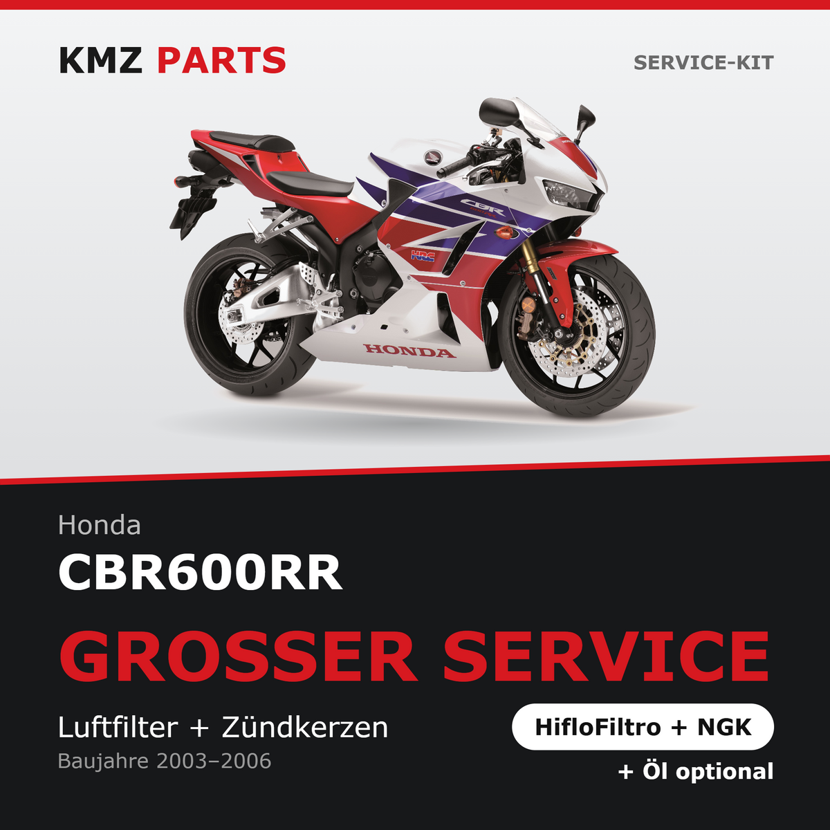 Honda CBR600RR Service-Kit – Großer Service