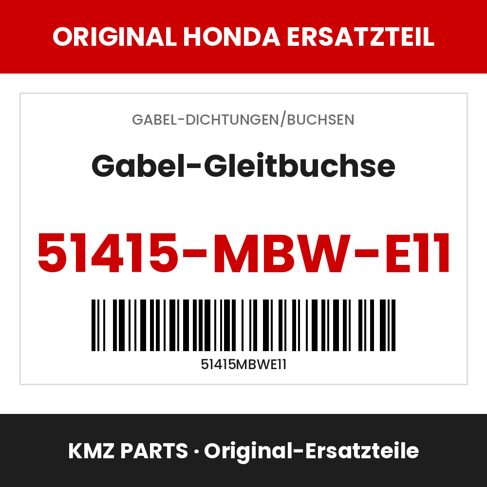 Honda Original Gabel-Gleitbuchse 51415-MBW-E11
