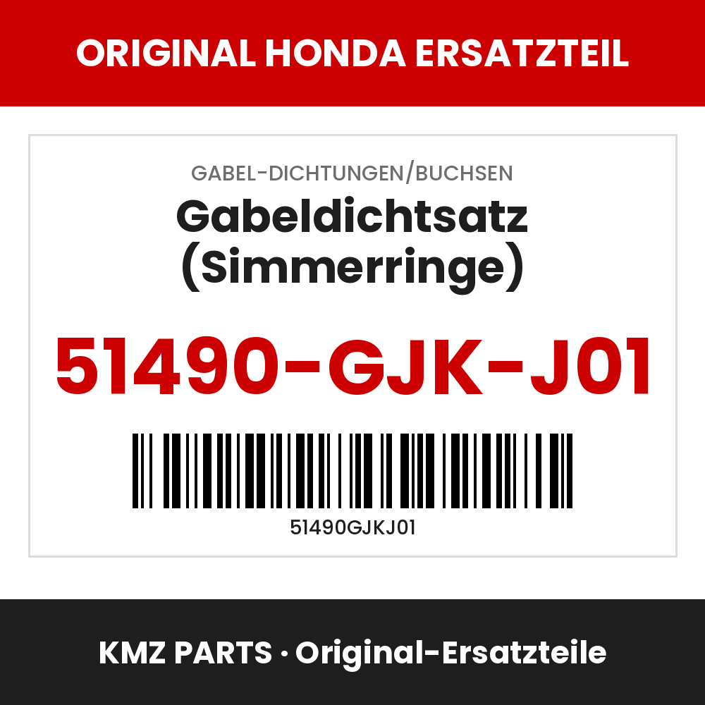 Honda Original Gabeldichtsatz (Simmerringe) 51490-GJK-J01