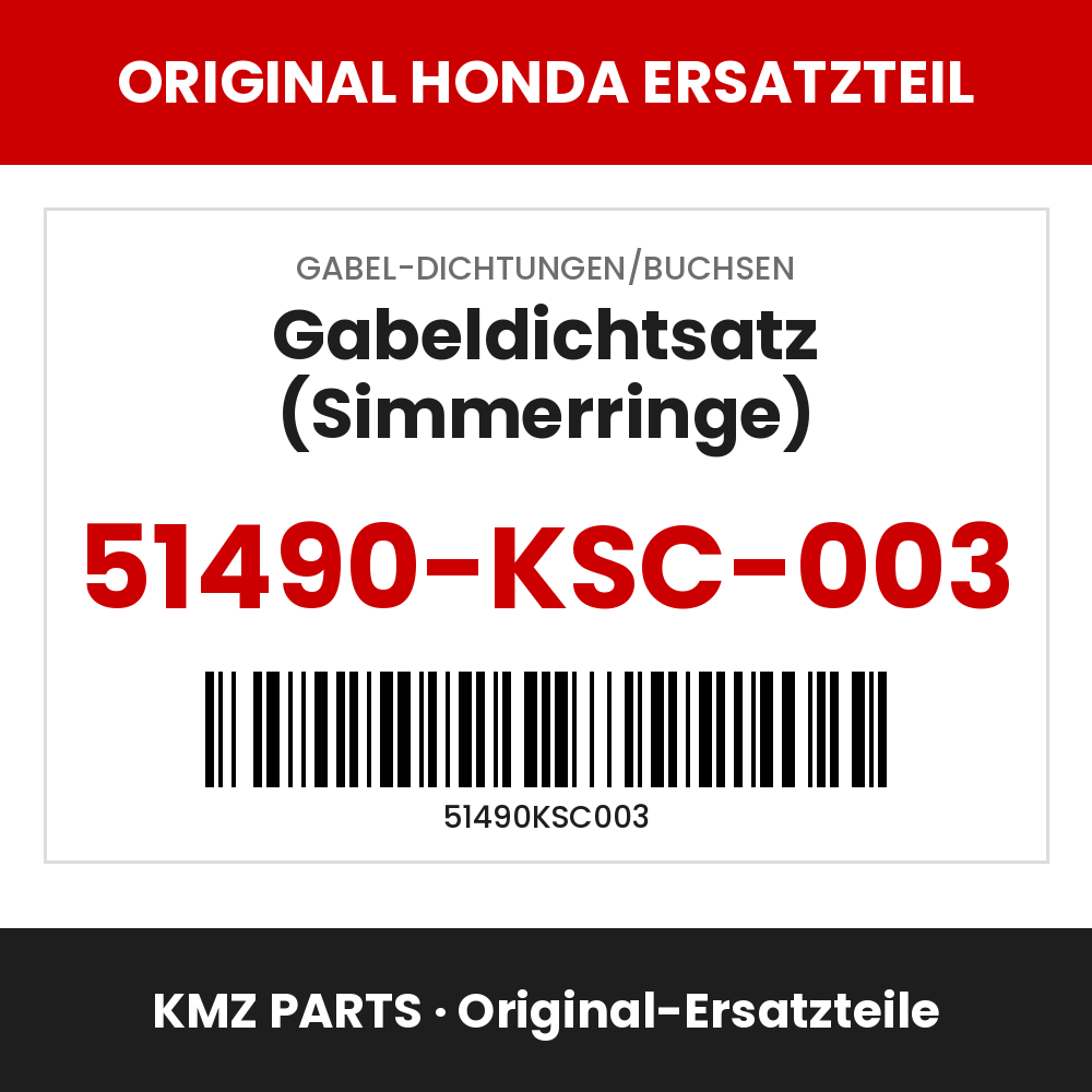 Honda Original Gabeldichtsatz (Simmerringe) 51490-KSC-003