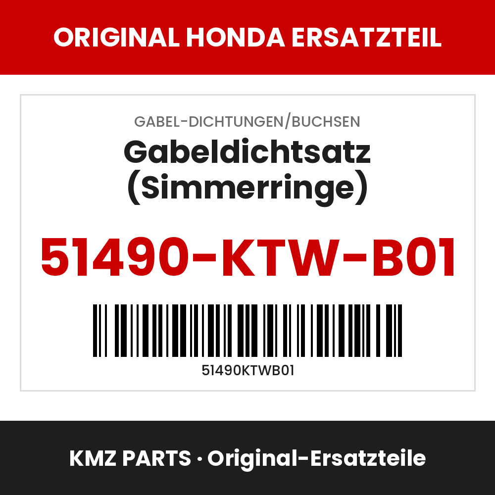 Honda Original Gabeldichtsatz (Simmerringe) 51490-KTW-B01