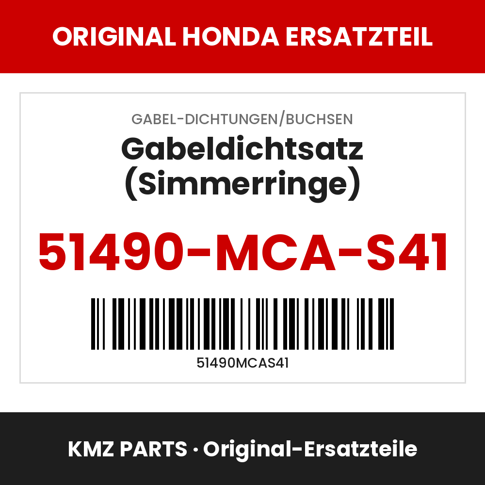 Honda Original Gabeldichtsatz (Simmerringe) 51490-MCA-S41