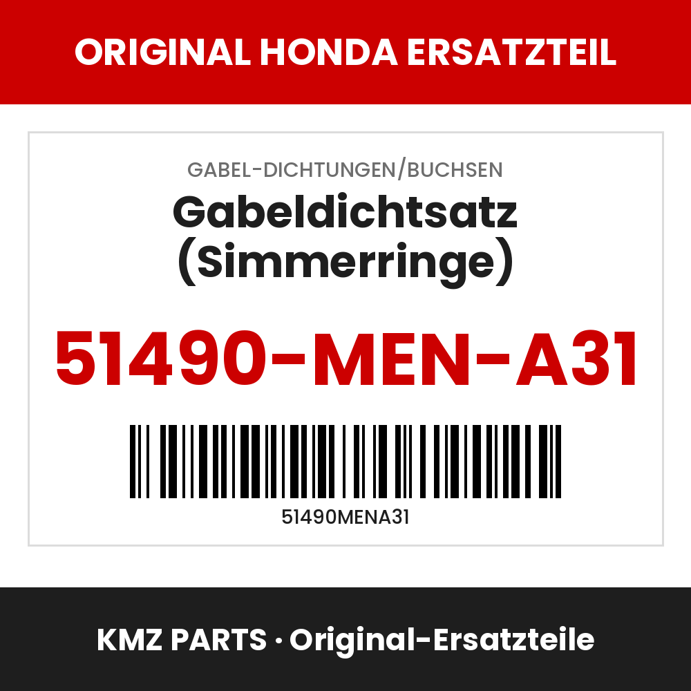 Honda Original Gabeldichtsatz (Simmerringe) 51490-MEN-A31