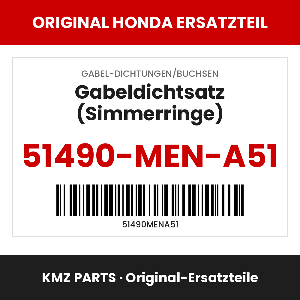 Honda Original Gabeldichtsatz (Simmerringe) 51490-MEN-A51