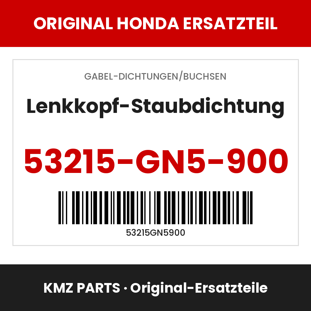 Honda Original Lenkkopf-Staubdichtung 53215-GN5-900