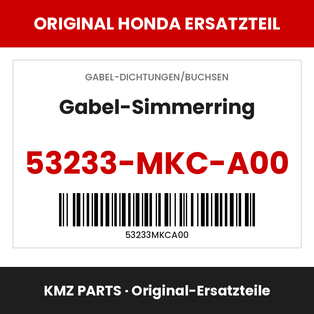 Honda Original Gabel-Simmerring 53233-MKC-A00