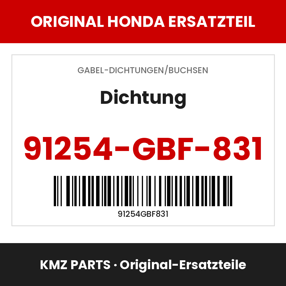 Honda Original Dichtung 91254-GBF-831
