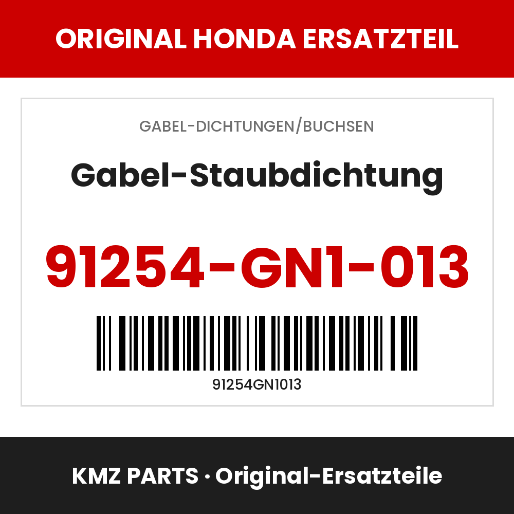 Honda Original Gabel-Staubdichtung 91254-GN1-013