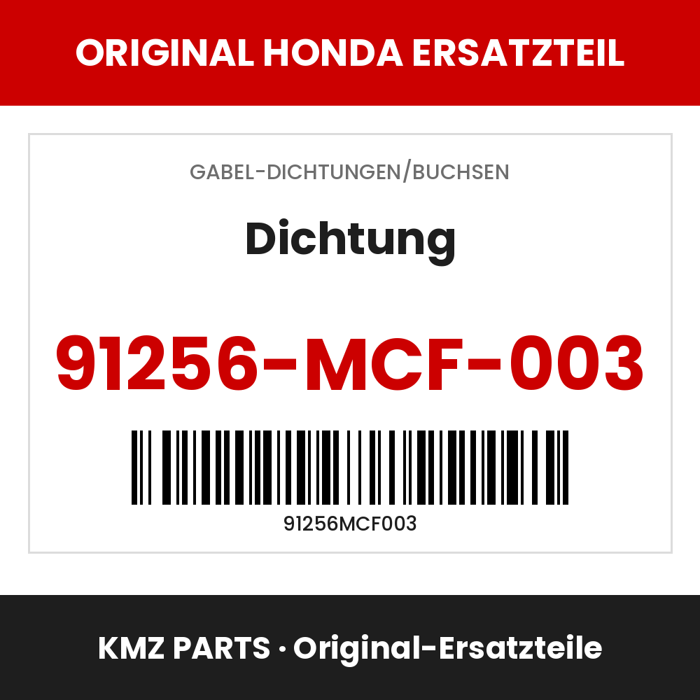 Honda Original Dichtung 91256-MCF-003