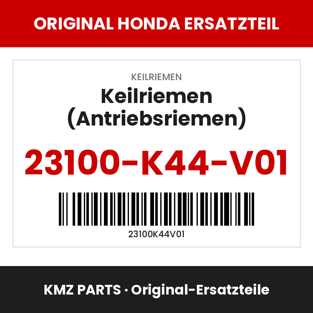 Honda Original Keilriemen (Antriebsriemen) 23100-K44-V01