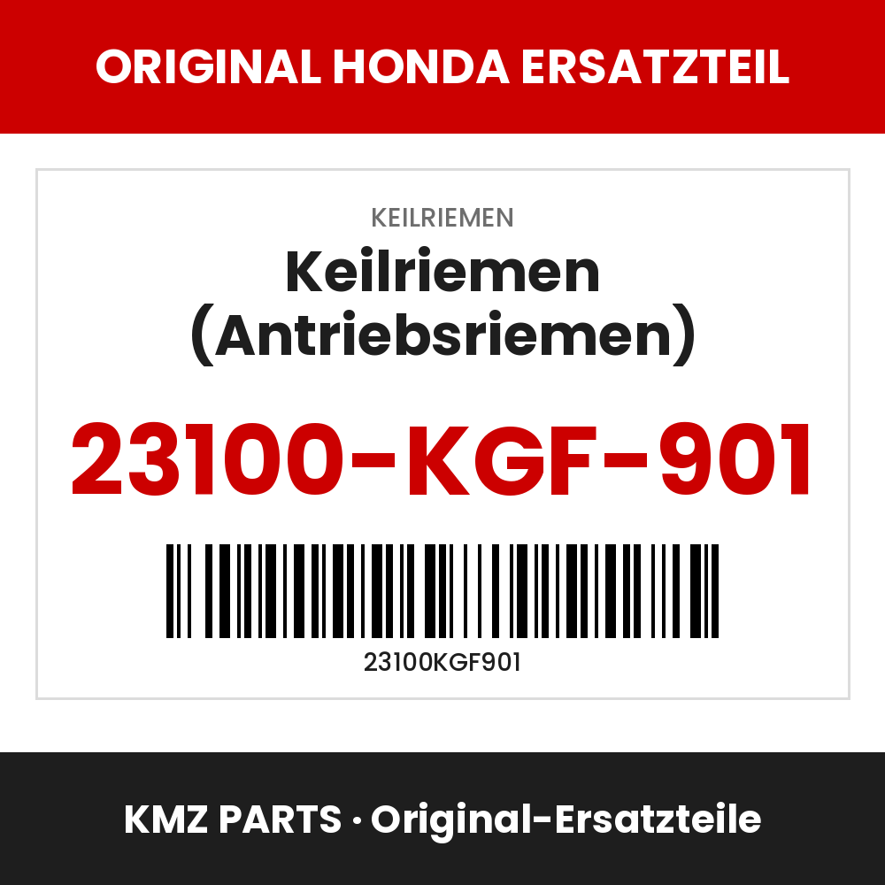 Honda Original Keilriemen (Antriebsriemen) 23100-KGF-901