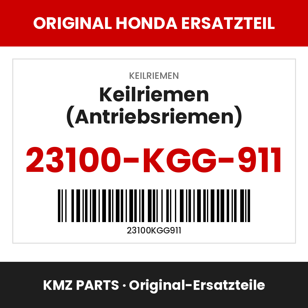 Honda Original Keilriemen (Antriebsriemen) 23100-KGG-911