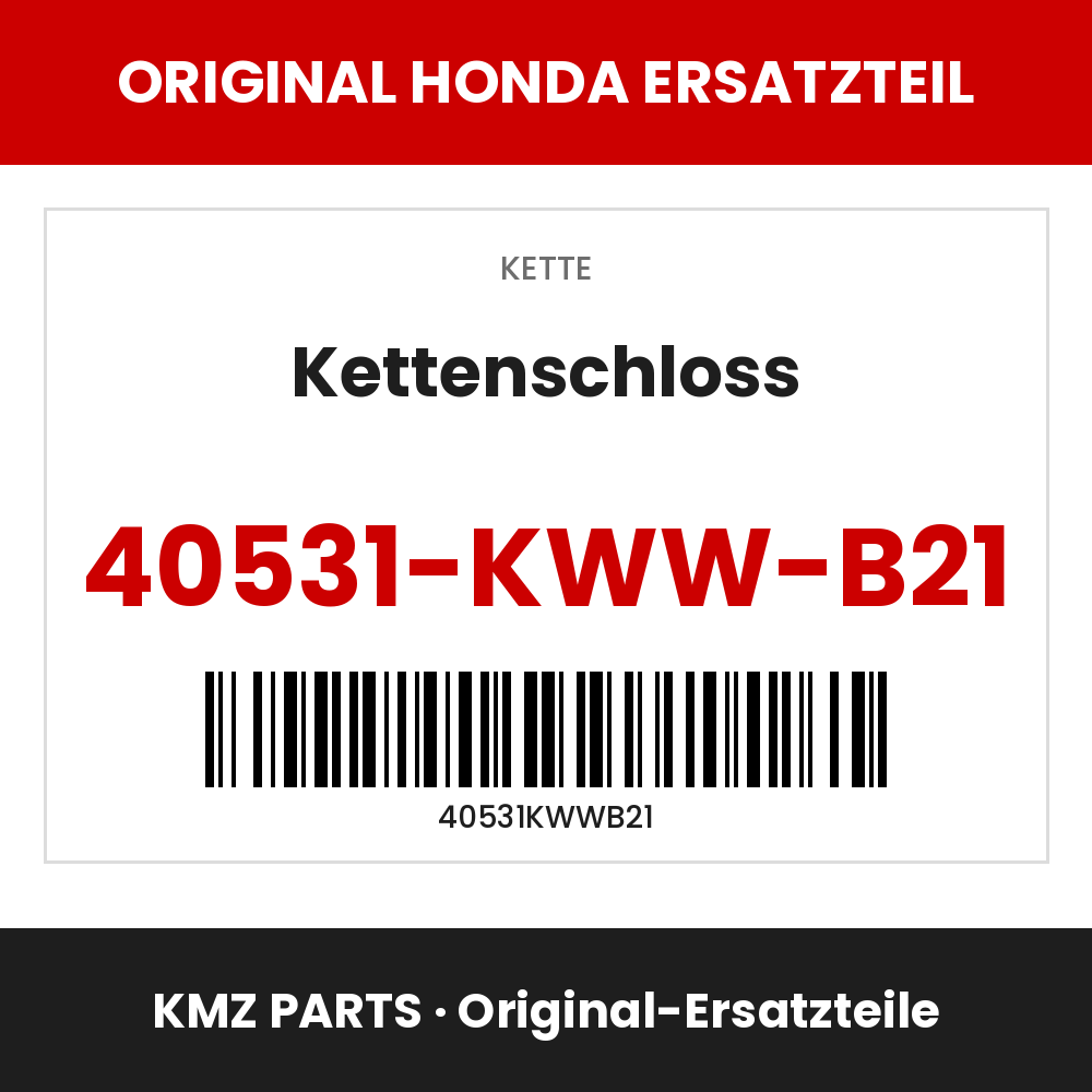 Honda Original Kettenschloss 40531-KWW-B21