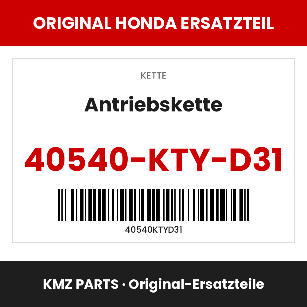 Honda Original Antriebskette 40540-KTY-D31