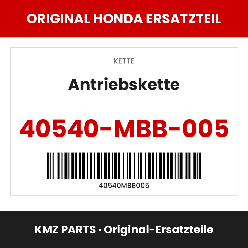 Honda Original Antriebskette 40540-MBB-005