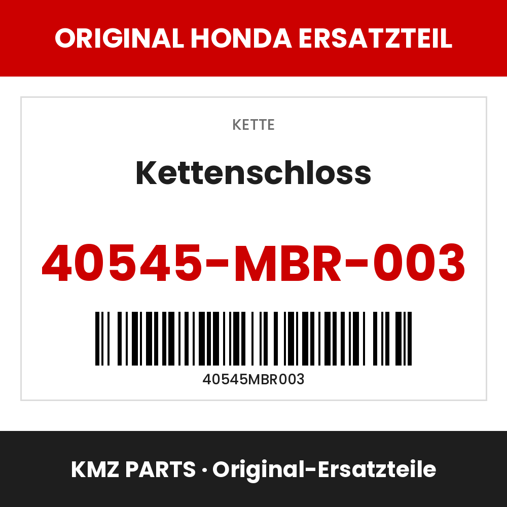 Honda Original Kettenschloss 40545-MBR-003
