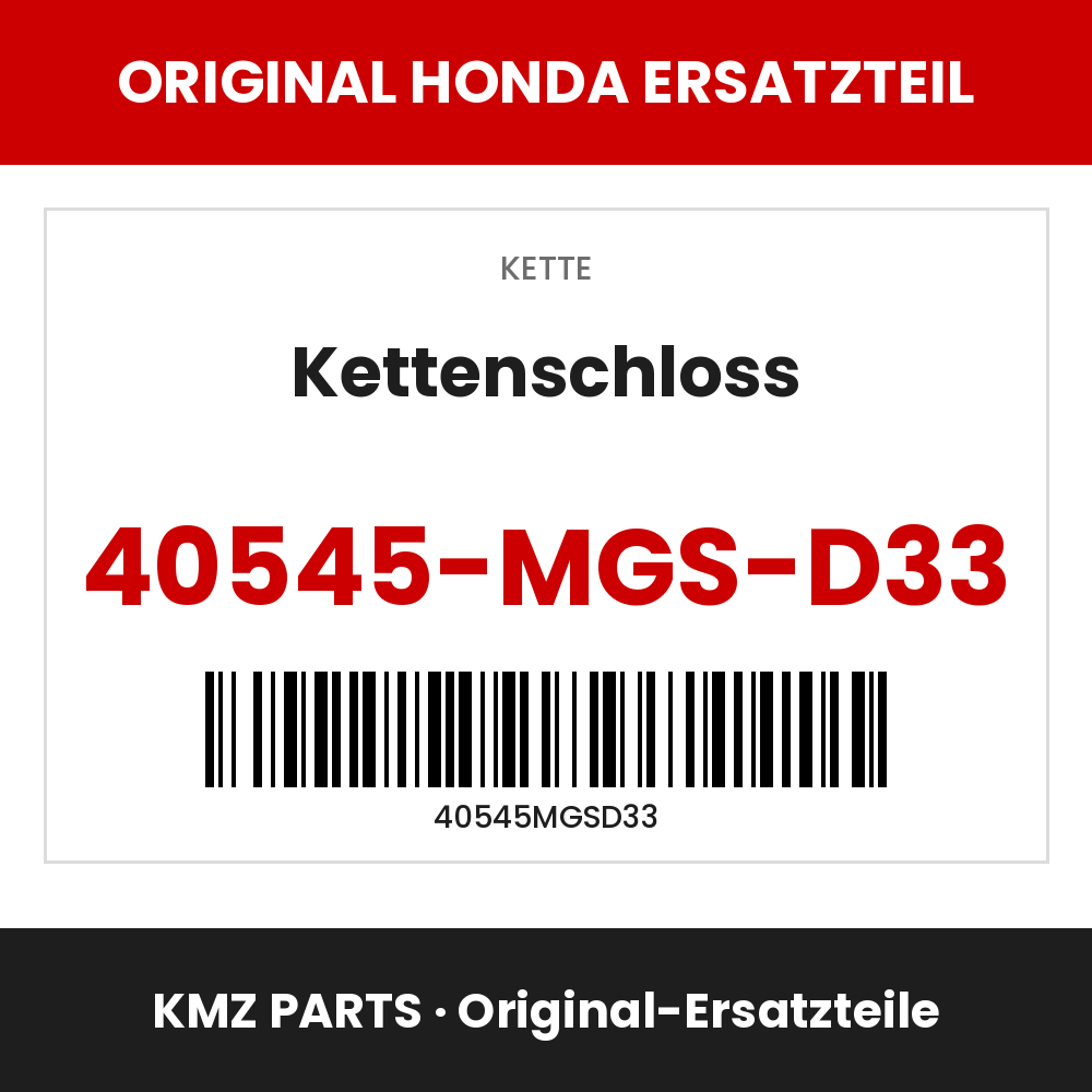 Honda Original Kettenschloss 40545-MGS-D33