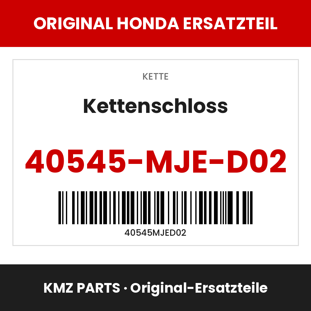 Honda Original Kettenschloss 40545-MJE-D02