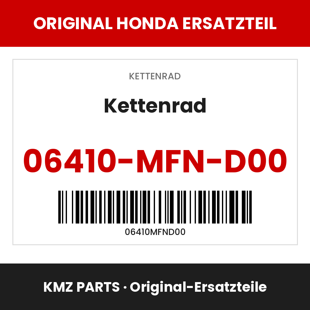 Honda Original Kettenrad 06410-MFN-D00