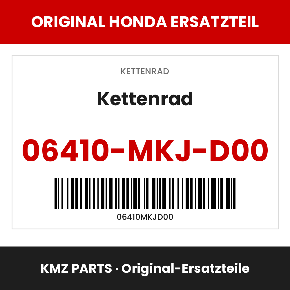 Honda Original Kettenrad 06410-MKJ-D00