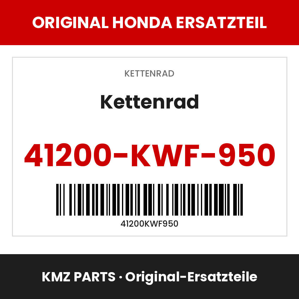 Honda Original Kettenrad 41200-KWF-950