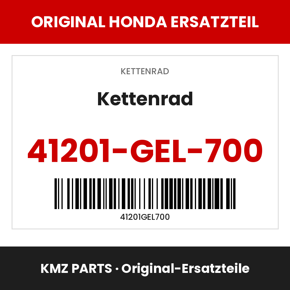 Honda Original Kettenrad 41201-GEL-700